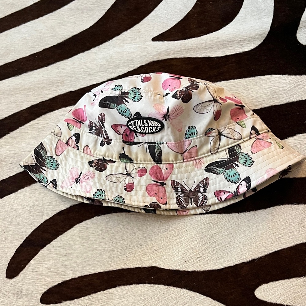 Butterfly Print Bucket Hat